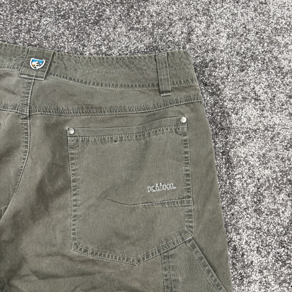 Kuhl Revolvr Pants Mens 34x30 Gray Vintage Patina Dye Canvas Hiking Outdoor - Picture 4 of 14
